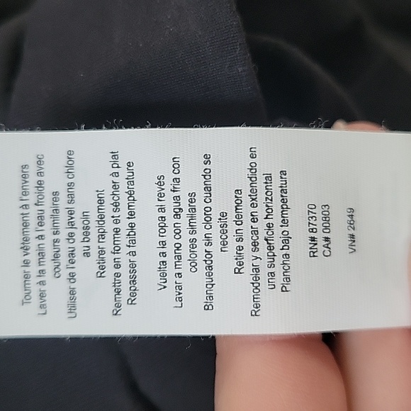 Alo Yoga Bandage Tribe Long Sleeve Top M Black - Picture 11 of 13